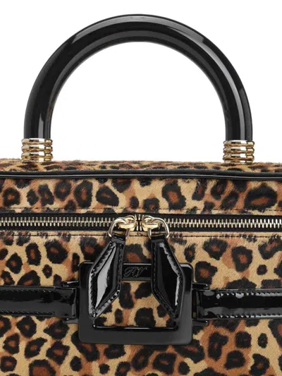 Roger Vivier Belle Vivier Leopard-print Buckle Tote Bag In Multi