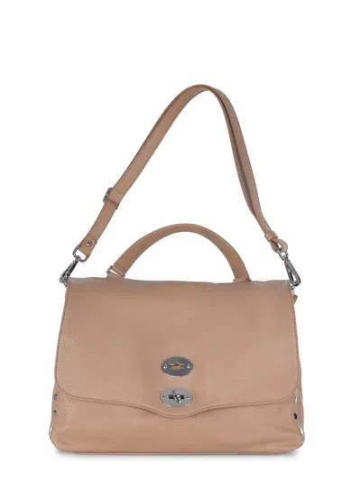 Zanellato Bag Made Of Hammered Leather In Sand