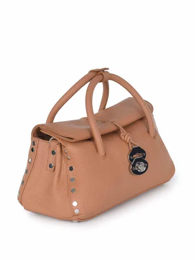 Zanellato Bag Made Of Hammered Leather In White