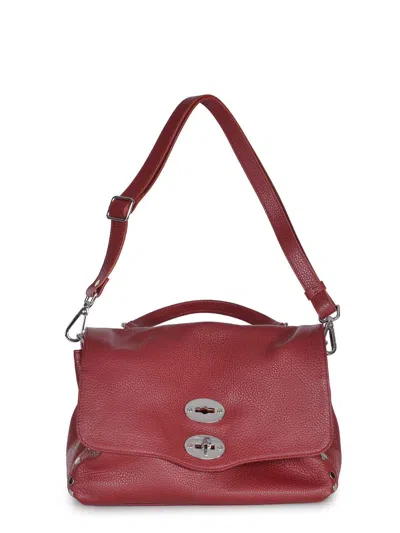 Zanellato Bag Made Of Hammered Leather In Red