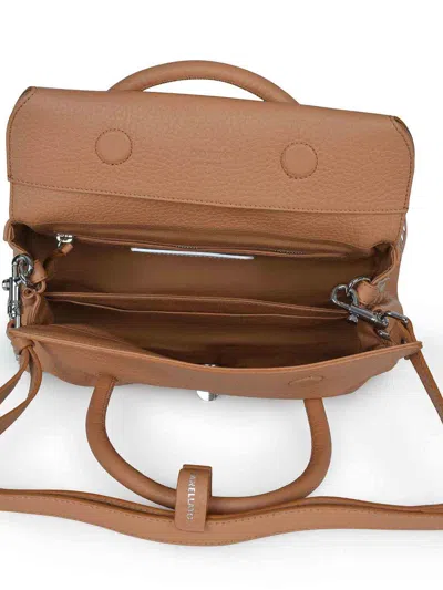 Zanellato Bag Made Of Hammered Leather In White