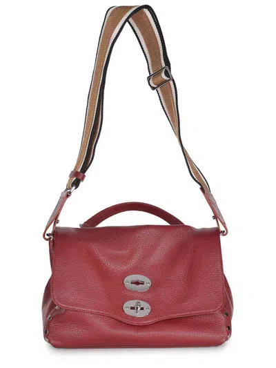 Zanellato Bag Made Of Hammered Leather In Red