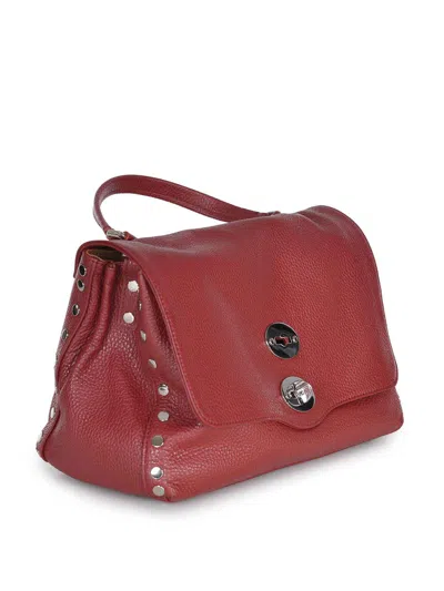 Zanellato Bag Made Of Hammered Leather In Red