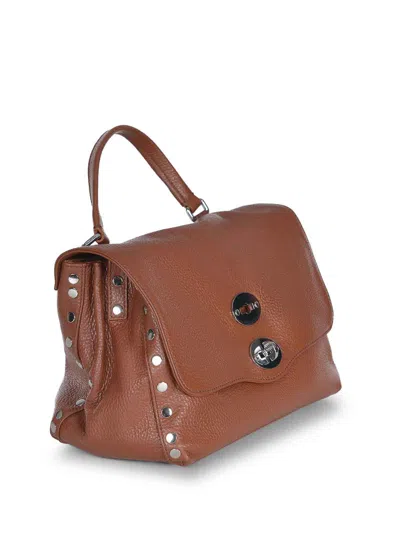 Zanellato Bag Made Of Hammered Leather In Brown