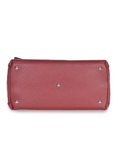 Zanellato Bag Made Of Hammered Leather In Red