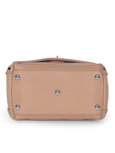 Zanellato Bag Made Of Hammered Leather In Sand