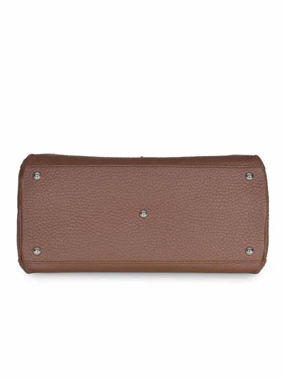 Zanellato Bag Made Of Hammered In Brown