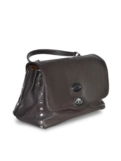 Zanellato Bag Made Of Hammered Leather In Brown