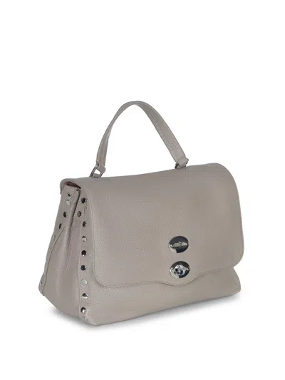 Zanellato Bag Made Of Hammered Leather In Gray