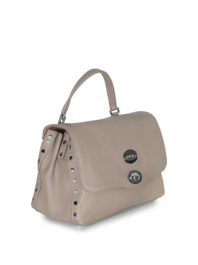 Zanellato Bag Made Of Hammered Leather In Gray