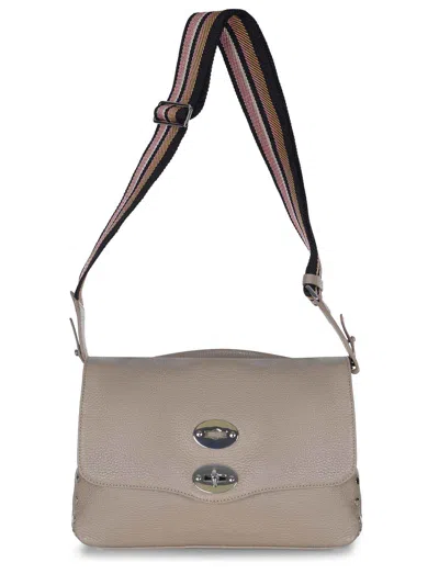 Zanellato Bag Made Of Hammered Leather In Gray