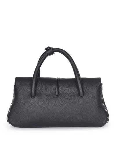 Zanellato Bag Made Of Hammered Leather In Black
