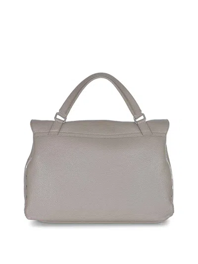 Zanellato Bag Made Of Hammered Leather In Gray