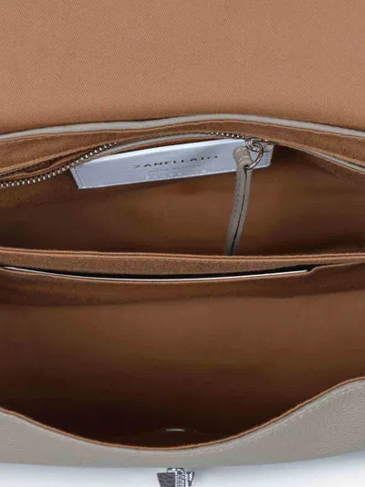 Zanellato Bag Made Of Hammered Leather In Gray