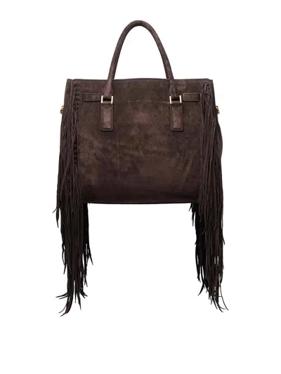 Michael Michael Kors Hamilton Satchel Bag In Brown