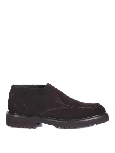 Doucal's Sneaker Chukka Parabout (gm) Brown+brown Sole In Brown