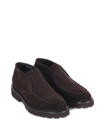 Doucal's Sneaker Chukka Parabout (gm) Brown+brown Sole In Brown