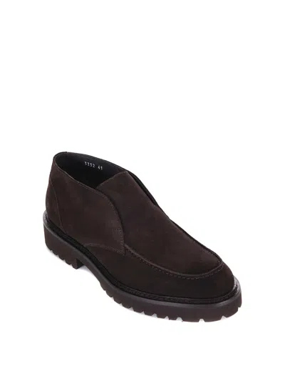 Doucal's Sneaker Chukka Parabout (gm) Brown+brown Sole In Brown