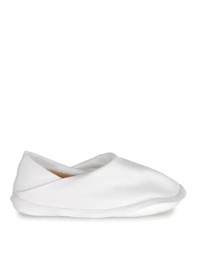 Camper Shoes By Issey Miyakemade Of Calfskin In White