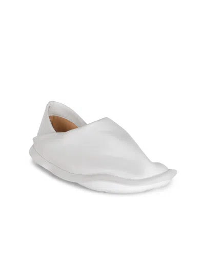 Camper Shoes By Issey Miyakemade Of Calfskin In White