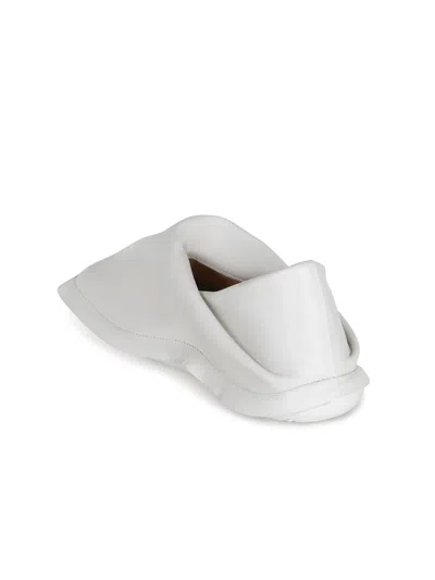 Camper Shoes By Issey Miyakemade Of Calfskin In White