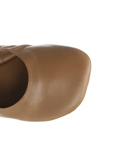 Loewe Pebble Ballerinas In Neutral