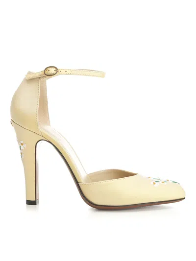 Valentino Hi Dolly Pumps In Yellow