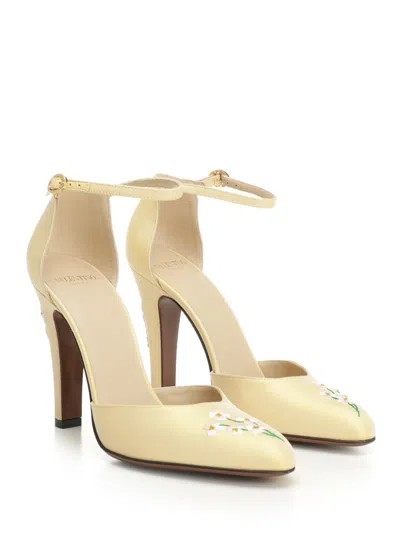 Valentino Hi Dolly Pumps In Yellow