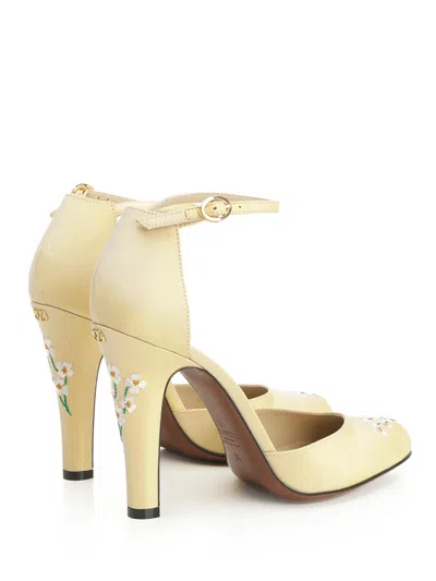Valentino Hi Dolly Pumps In Yellow