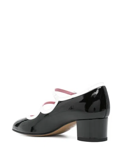 Carel Paris Bleuet 40 Mary-jane Leather Pumps In Black