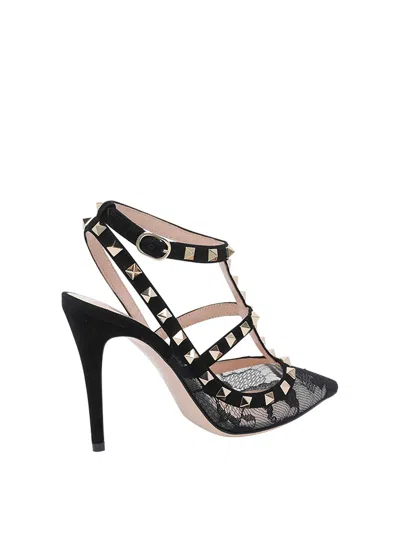 Valentino Rockstud Decollete In Black