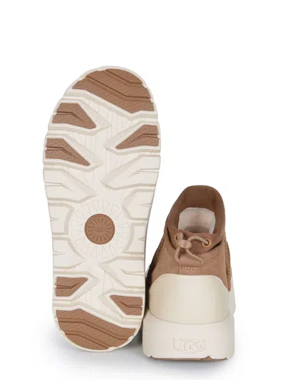 Ugg Cl Ultra Mini Weathe Ankle Boots In Leather Color Suede In Brown