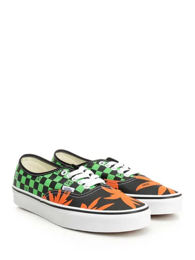 Valentino Garavani X Vans Men's Tess St Vlogo Tropical Canvas Low-top Sneakers In Green