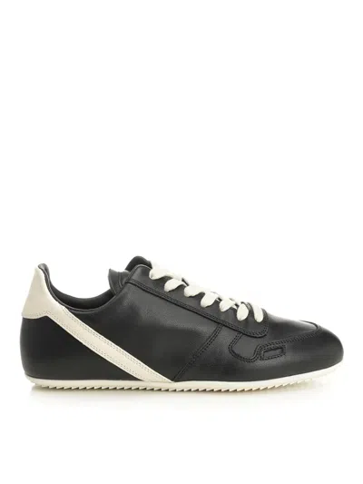 Rick Owens Minimal Sneakers In Black
