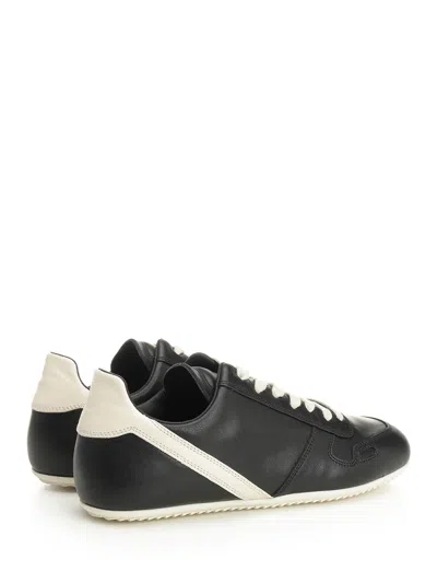 Rick Owens Minimal Sneakers In Black