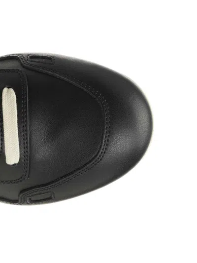 Rick Owens Minimal Sneakers In Black