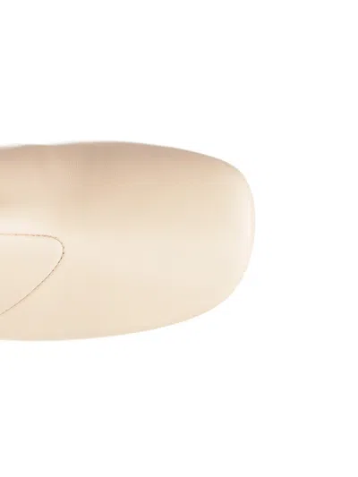 Forte Forte Leather Wood-heel Boots In Pink