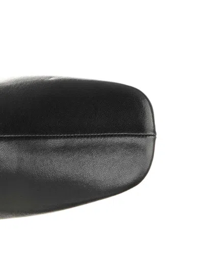 Dries Van Noten Pointed Toe Ankle Boots With Sculptural Heel In Black