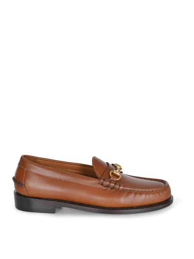 Sebago Moccasin Made Of Smooth Leather In Brown