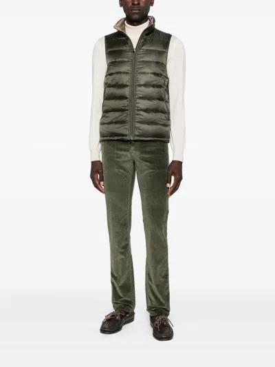 Jacob Cohen Tailored Denim Trousers Five Pockets In Green