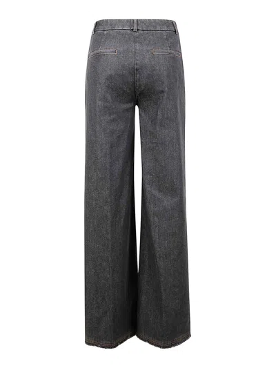 Via Masini 80 Jeans In Gray