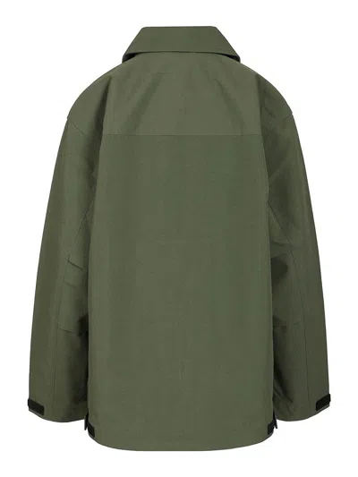 Carhartt Jacket Opuntia With Collared Design And Pockets In Green