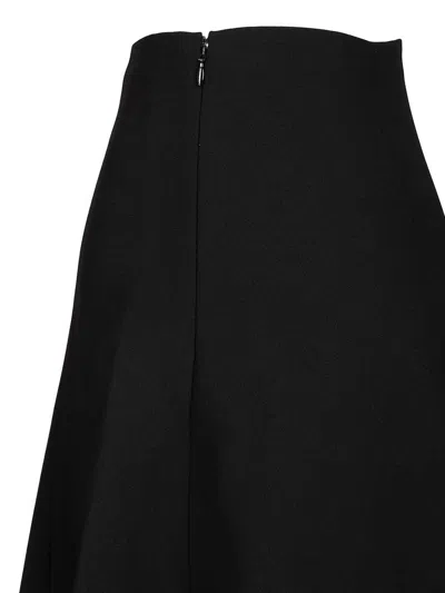 Jacquemus Triangle Skirt Skirts Black In Multi