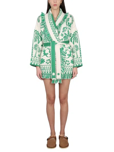 Alanui Knit Shorts In Green