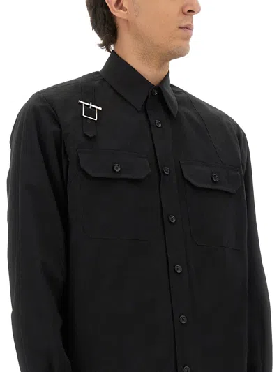 Alexander Mcqueen Alexander Mc Queen Jacket Shirt "harness" In Black