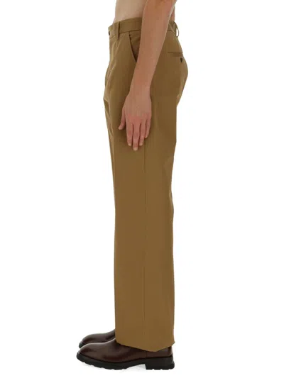 Alexander Mcqueen Alexander Mc Queen Pants With Logo In Brown