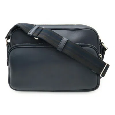 Pre-owned Dunhill Navy Shoulder Bag () In Blue