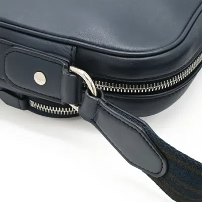 Pre-owned Dunhill Navy Shoulder Bag () In Blue