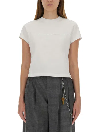 Alexander Wang T Shirt With Logo In White