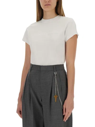 Alexander Wang T Shirt With Logo In White